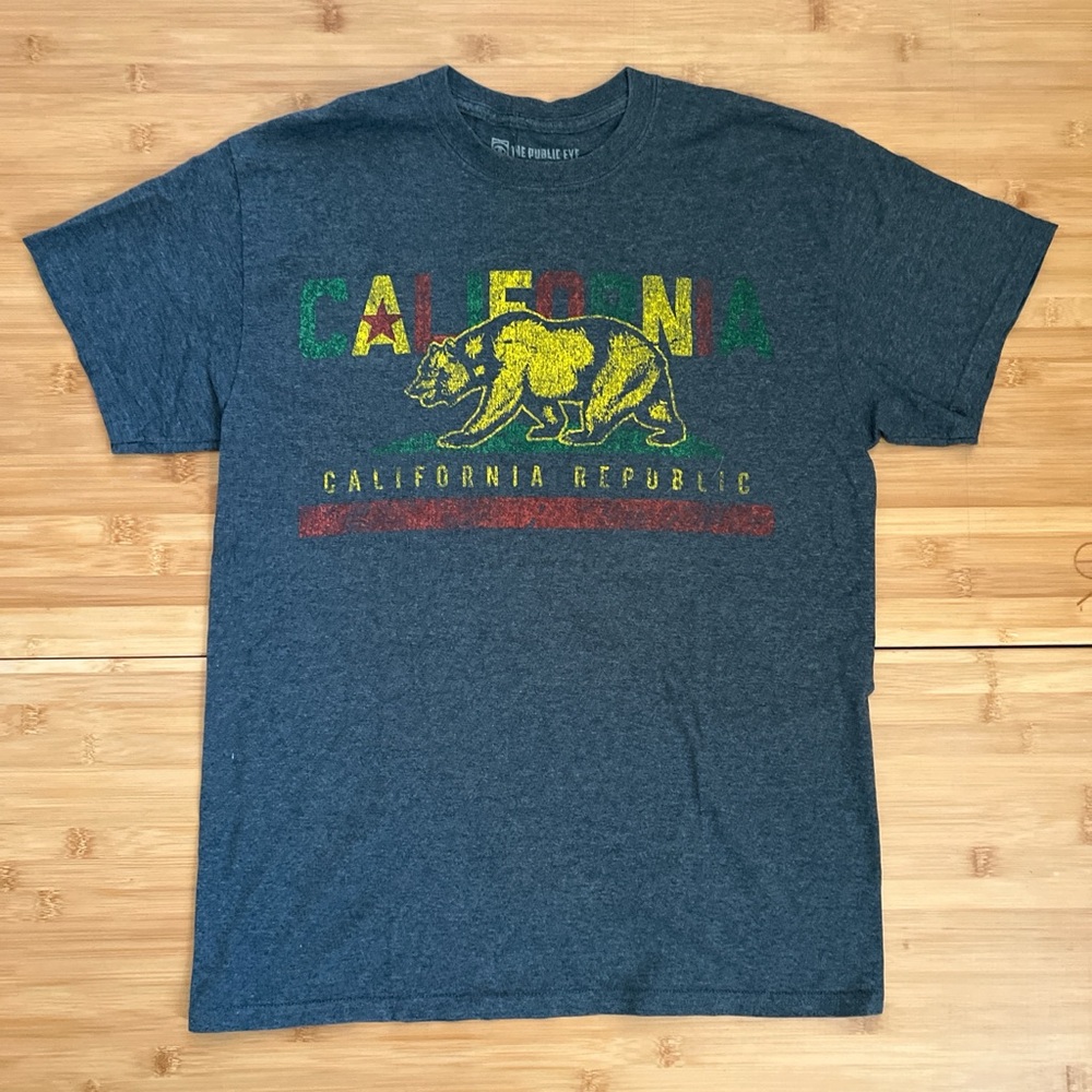 California Republic Graphic Tee - Navy Blue